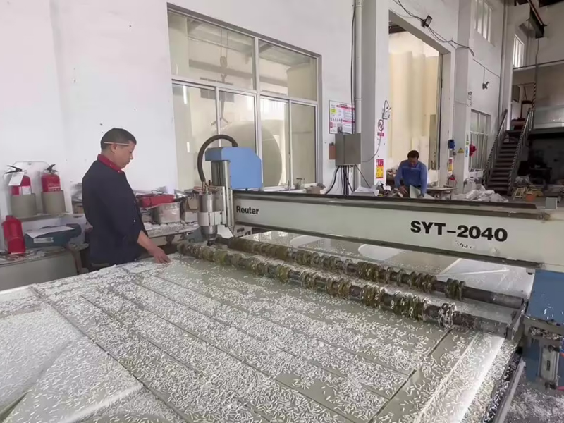 设备配件生产中